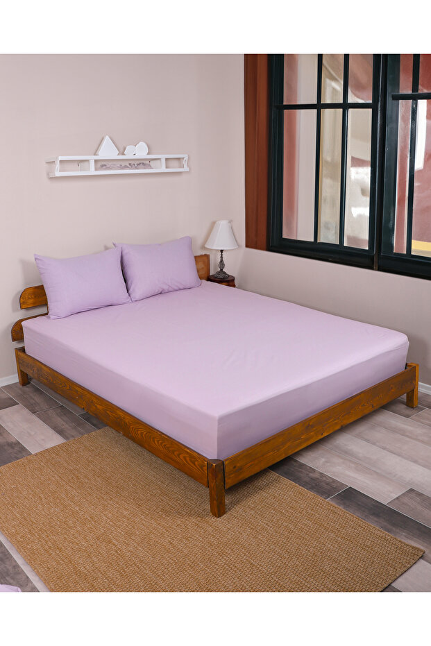 طقم ملاءات مطاطية فردية مقاس 100×200 سم