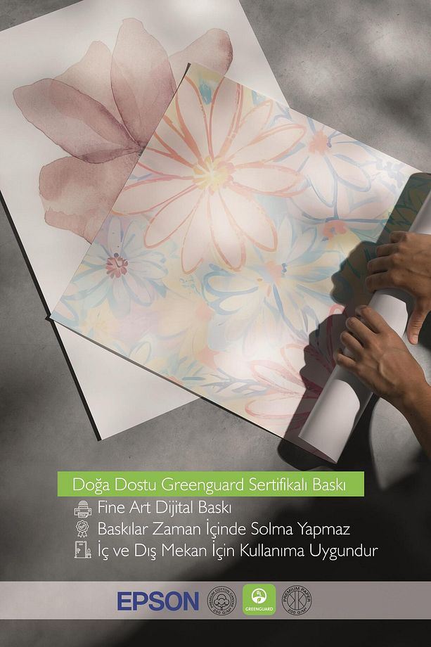 Beyaz Çerçeveli Tablo Seti, Pembe Duvar Tablosu, 3 Adet Poster Seti, No:300750 - 5