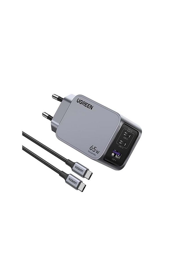 Nexode Pro 65w Gan Hızlı Şarj Cihazı Type-c Qc Pd 2xusb-c 1xusb-a Uzay Grisi 25871 - 2