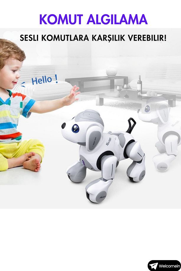 Oyuncak Uzaktan Kumandalı 22 Fonksiyonlu Smart İnteraktif Akıllı Robot Köpek - 9