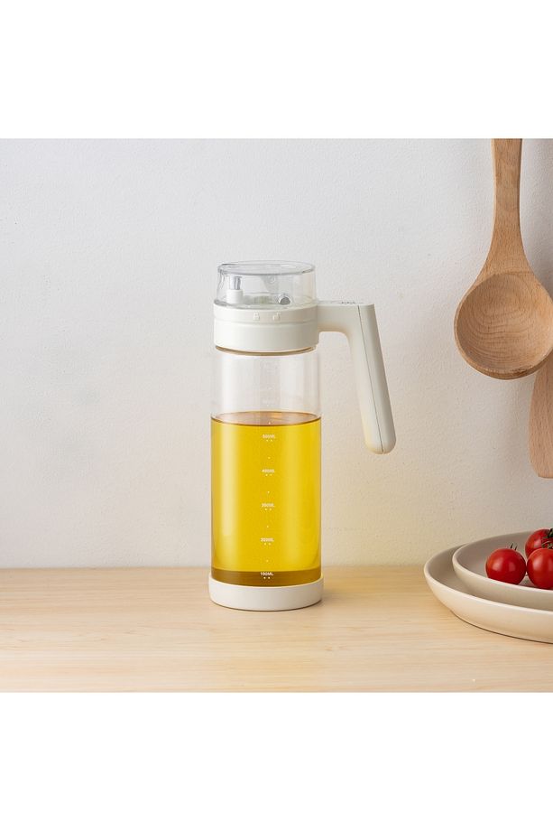 Pinmoo Basic Kulplu  Otomatik Kapak Yağdanlık 700 ml - 1