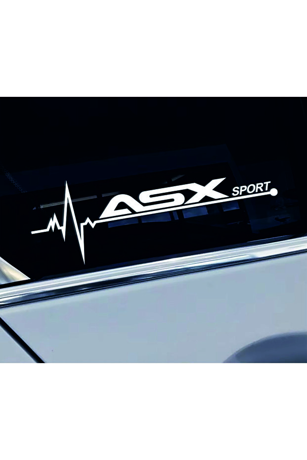 ملصق سيارة ASK SPORT PULSE/(31X11 سم)