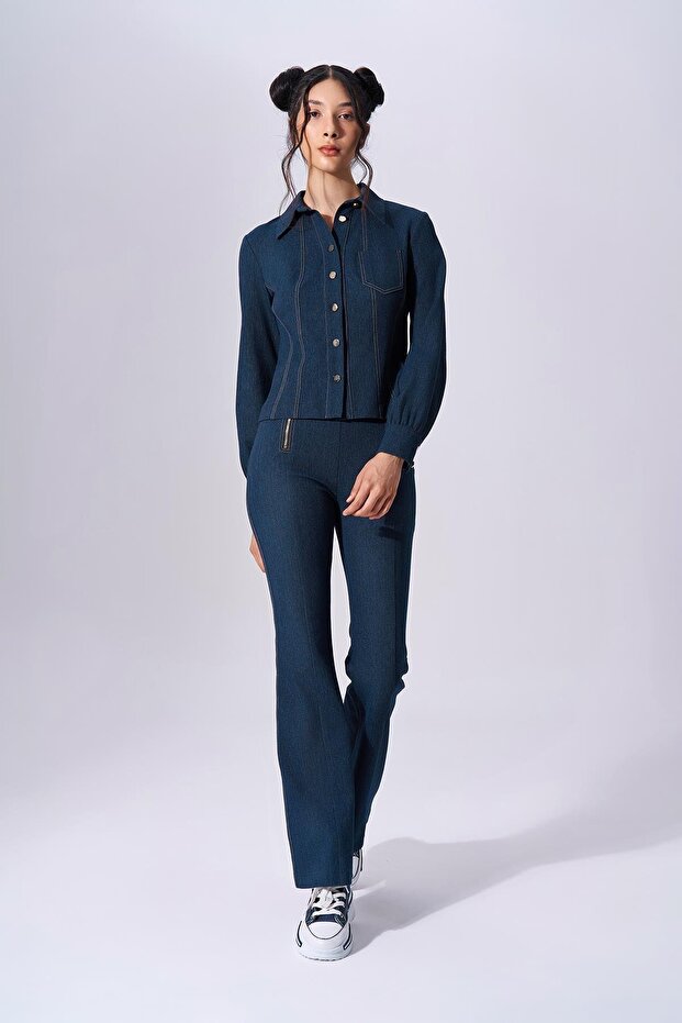 Düğmeli Gömlek - 2