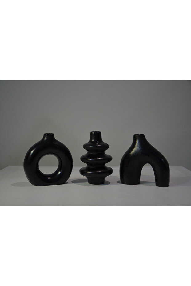 3 Decorative Vases - 2