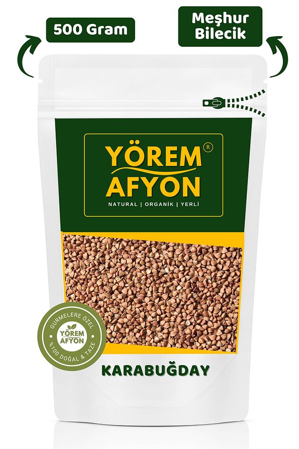 Meşhur Bilecik Glutensiz Mineral Ve Protein Deposu Karabuğday, Greçka {fagopyrum Esculentum} | 500gr - 1
