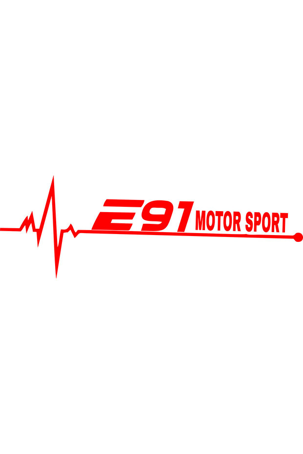 ملصق سيارة E91 MOTOR SPORT BEAT (30X11 سم)