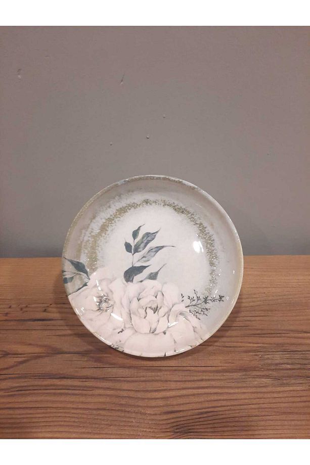 yemek tabağı 6 adet 18 cm parlak desenli - 5