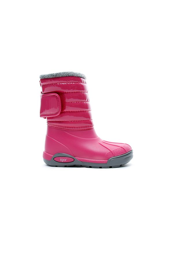 Topo Ski Charol Pembe Çocuk Yağmur Botu - 1