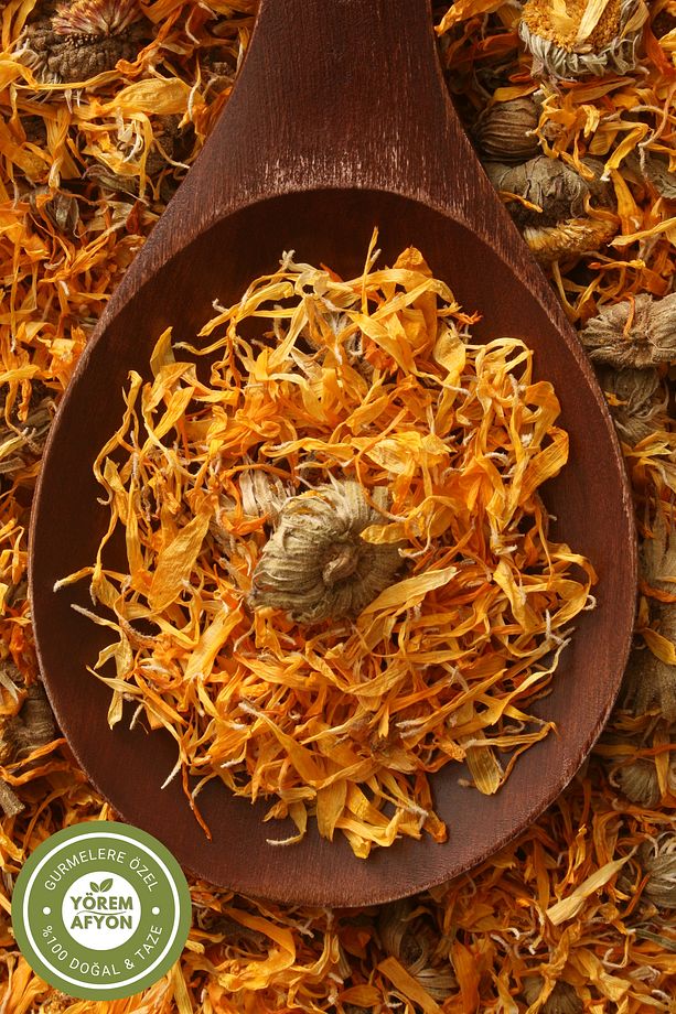 Meşhur Muğla Bilgeliğin Şifa Sembolü Aynısefa Çiçeği Portakal Nergisi {calendula Officinalis} | 65gr - 2