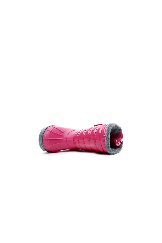 Topo Ski Charol Pembe Çocuk Yağmur Botu - 4