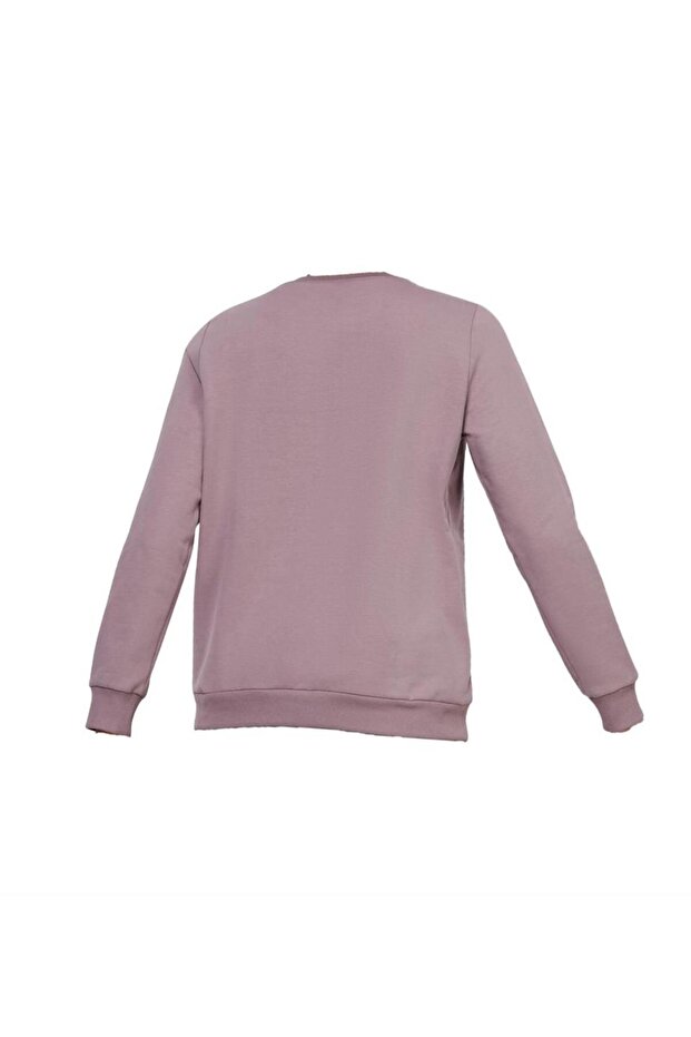 BULALGİY Kadın Gül Kurusu Sweatshirt - BGA489526 - 2