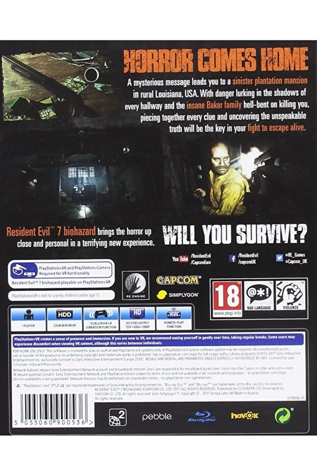 Ps4 Resident Evil 7 Gold Edition - %100 Oyun - 6