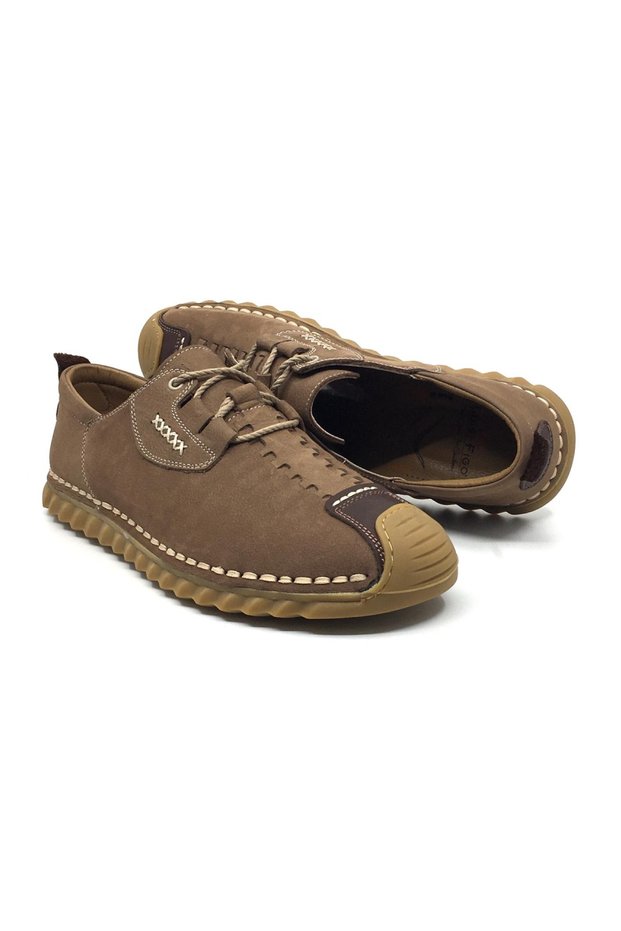 100% Leather Orthopedic Men's Summer Comfortable Daily Sandals New Season Large Shoes 40-48