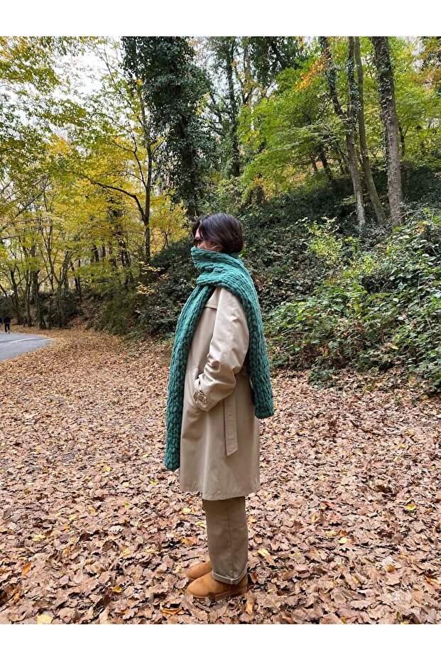 Puffy Peluş Atkı - 4