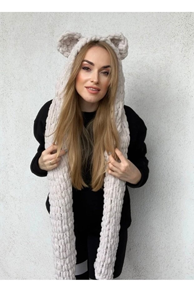 وشاح مع قبعة منتفخة - 5