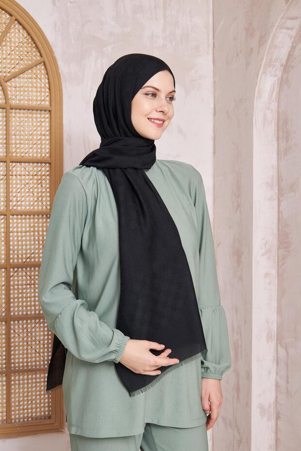 Modal Şal - Siyah 311 - 8