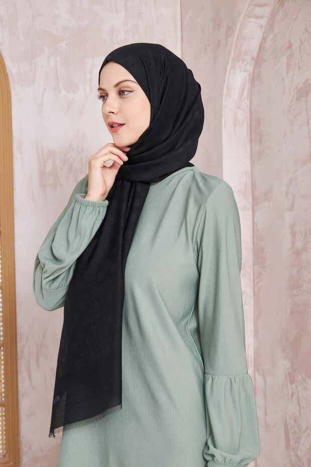 Modal Şal - Siyah 311 - 1