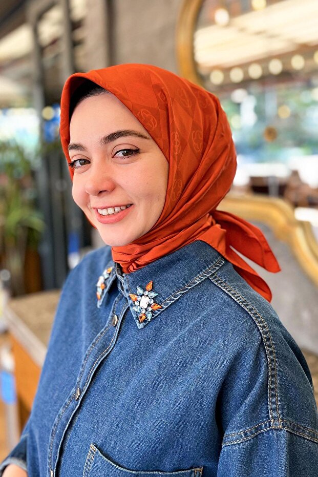 Eșarfă Monogram Checker - Tile 962 - 1