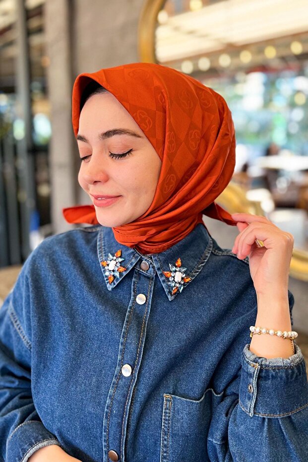 Eșarfă Monogram Checker - Tile 962 - 2