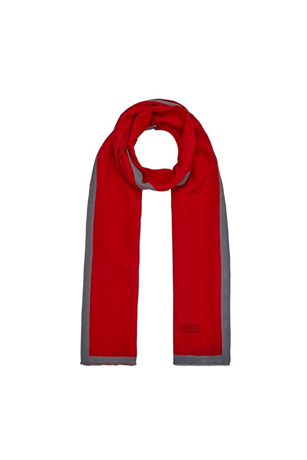 Monogram Şal - Kırmızı - 1