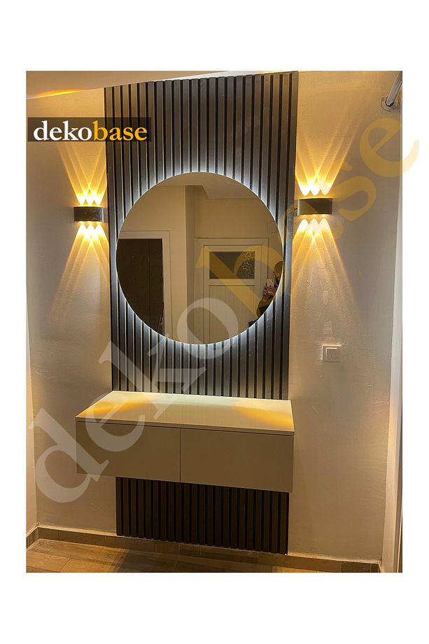 Antrasit 100x240cm Yeni Nesil Akustik Ahşap Duvar Paneli - 4