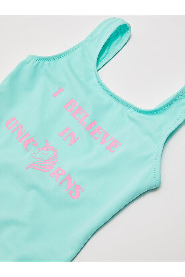 Baskılı kız çocuk mayo - 3