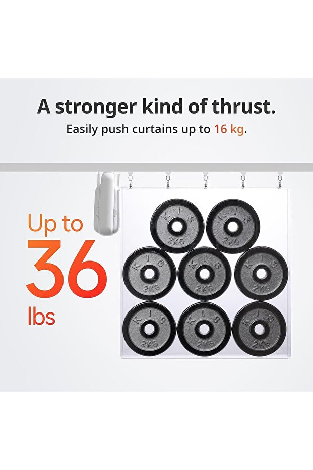 U Rail 3 Smart Automatic Curtain Opener Bluetooth Remote Control with App Timer - 4