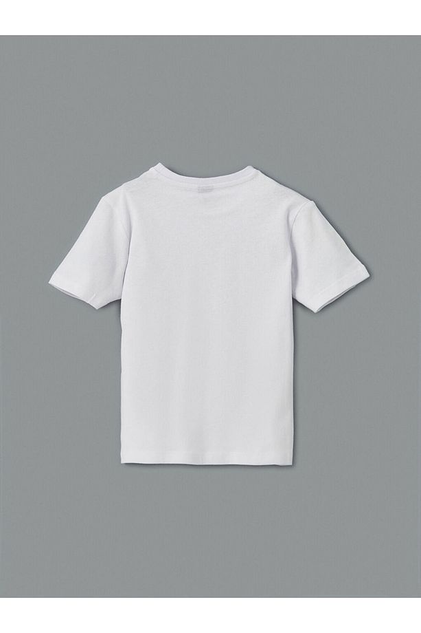 LCW ECO Bisiklet Yaka Erkek Çocuk Şortlu Pijama Takımı - 6