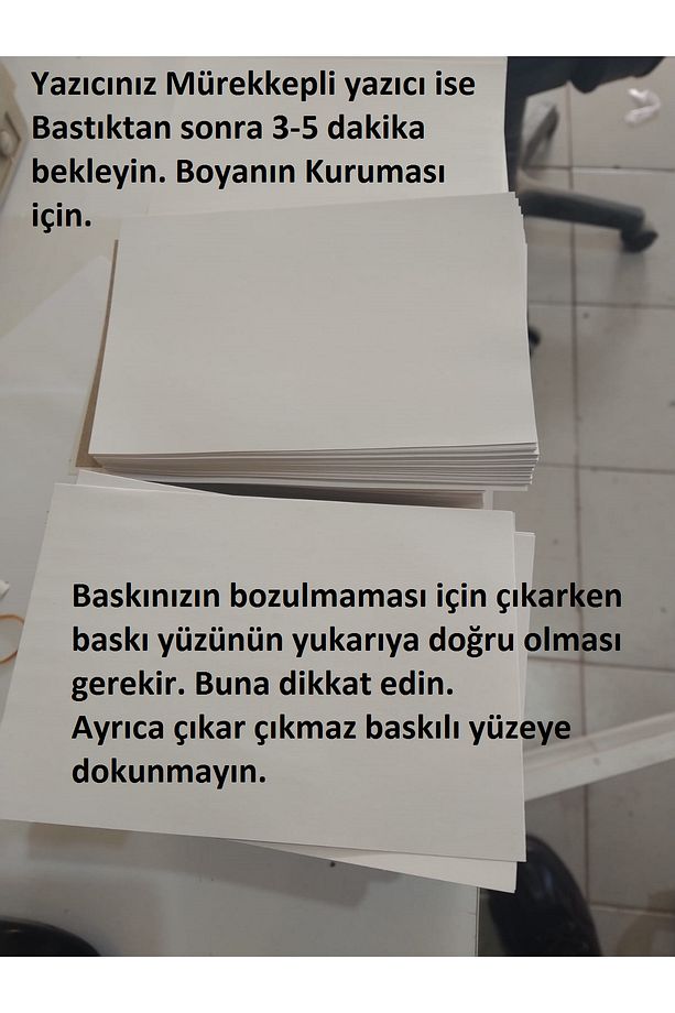 Etiket - 100 Adet Parlak Kuşe Yapışkanlı Etiket - 10x15 Cm -a6 Boyut Boş Sticker - Paketleme Sticker - 1