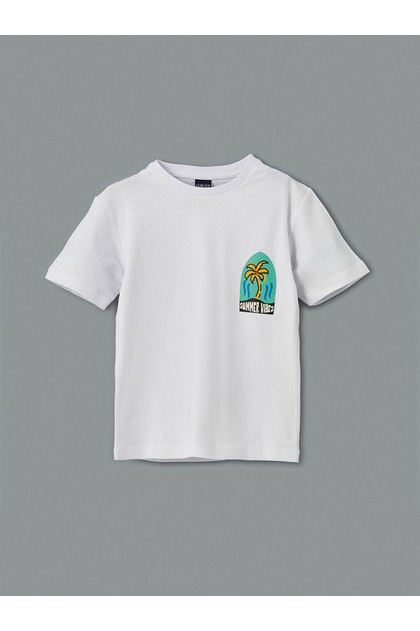 LCW ECO Bisiklet Yaka Erkek Çocuk Şortlu Pijama Takımı - 2