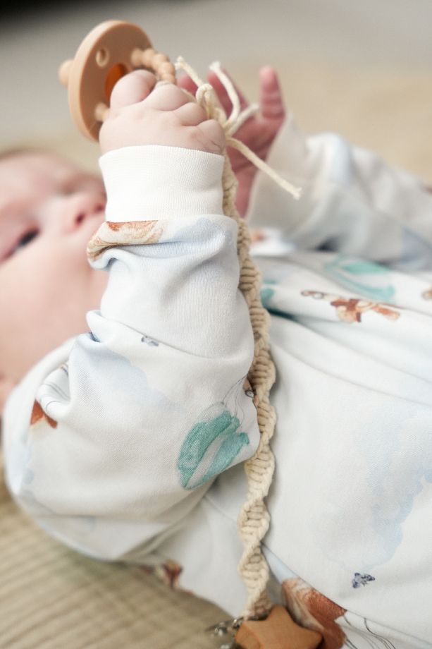 Bebek Uyku Tulumu ve Oyun Pijaması %100 Pamuk - Tek Parça Önden Fermuarlı Tulum Pijama - 8