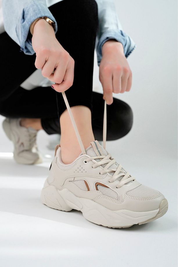 Kadın New VİZON SNEAKER AYAKKABI ULTRA HAFİF TABAN - 1