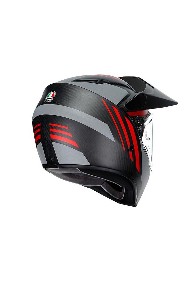 Kask/ax-9 Multı Plk Refractıve Adv Matt Carbon/red - 6