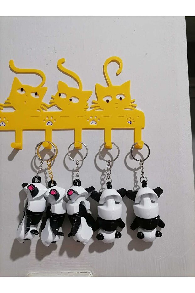 Design Cute Panda Keychain 5cm (1Pc) - 5