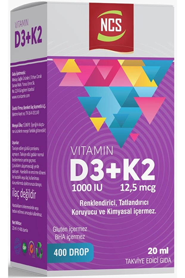 Vitamin D3 K2 20 ml Damla - 3