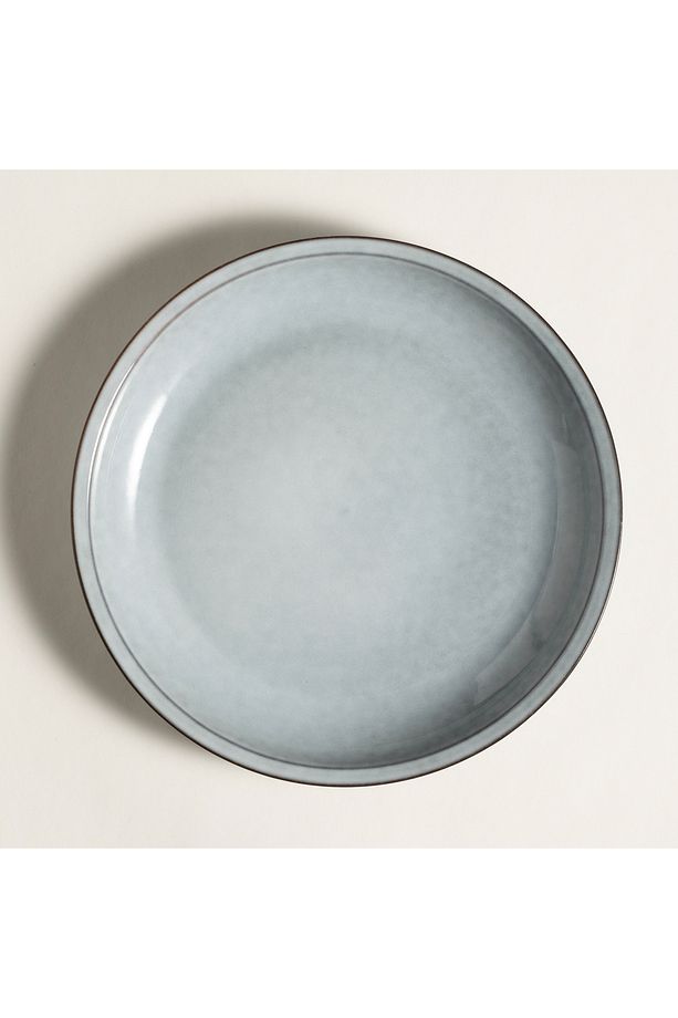 Lılıng Stoneware Yemek Tabağı 24 Cm Mavi - 1