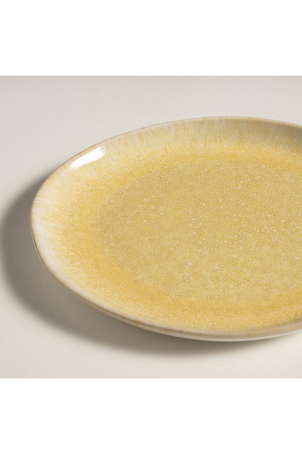 Fonte Stoneware Pasta Tabağı 22x17.4x2.5 Cm Sarı - 4