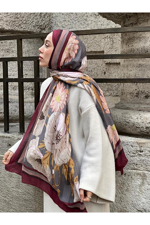 Margarit Desen Bambu Şal - 1