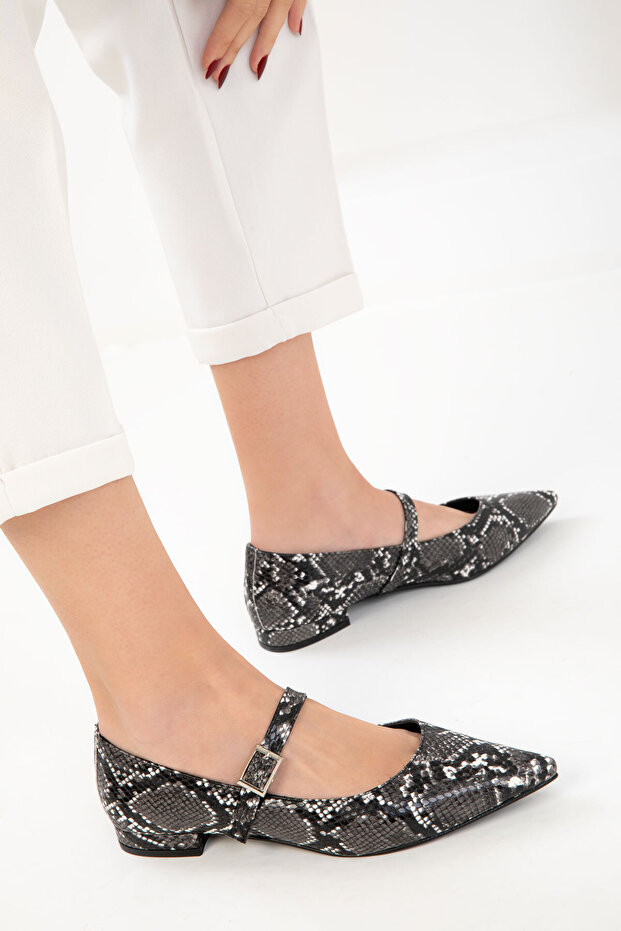 Black Snake Women's Ballerinas 20232