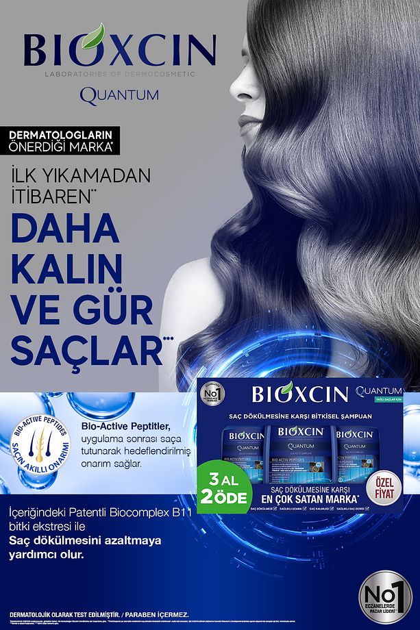 Quantum Şampuan 3 Al 2 Öde Yağlı Saçlar Için- - 7