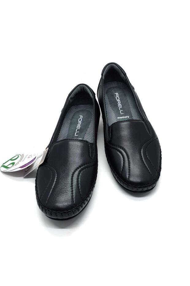 Anatomik Deri Siyah Ayakkabı 51302 - 5