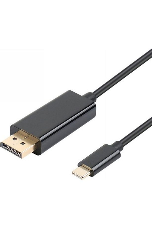 Usb C To Displayport Kablo - Dp 1.2, Thunderbolt 3, 4k 60hz, 2k 165hz, Full Hd - 1