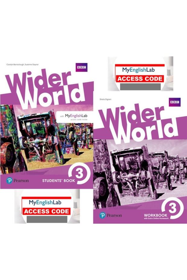 Wider World 3学生用书+练习册含Myenglishlab(在线访问码Lu)