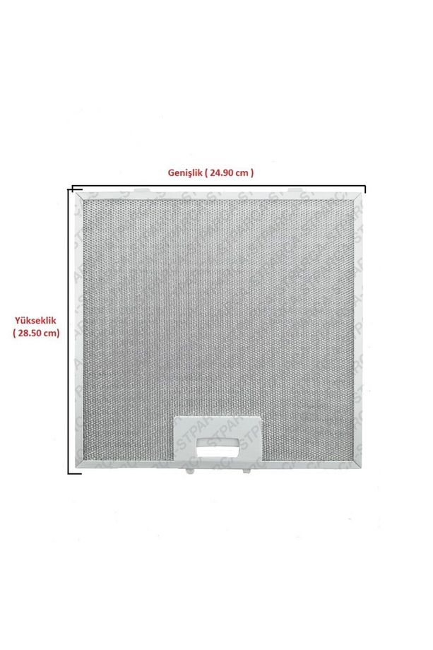24,9x28,5 Cm Lumex 6035 Lumex 6040 Aspiratör Davlumbaz Yağ Filtresi 24,90cm X 28,50cm - 1