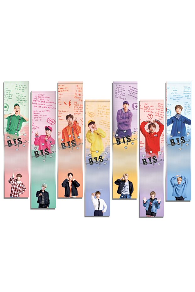Bts 7 Pieces Bookmark