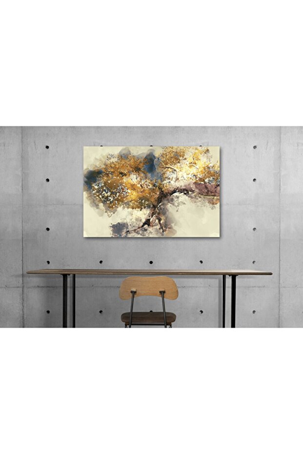 Abstract Çınar Ağacı Kanvas Tablo - 4