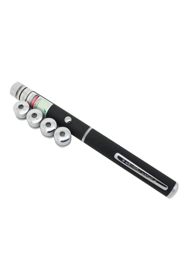 5 Başlıklı Green Laser Pointer Lazer - 3
