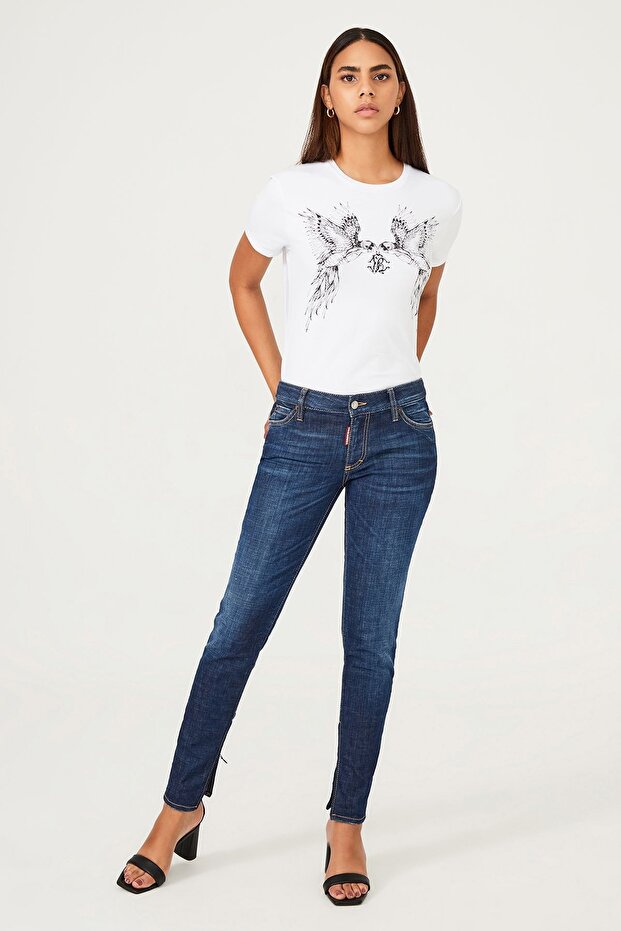 Kadın Dar Paça Jeans - 3