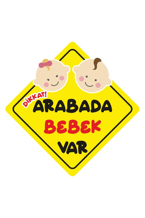 There's a Baby in the Car Sticker Auto Car Sticker 19 X 19 cm