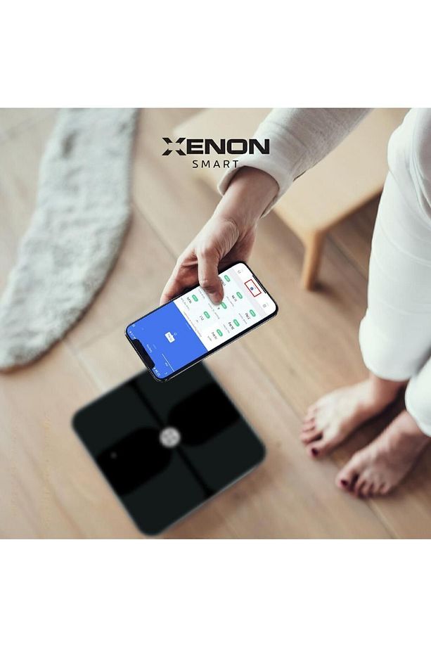 Akıllı Tartı Dijital Baskül, BT Apple Health Google Fit, Vücut Kitle, Kas, Su, Yağ, Kemik X8703 - 6